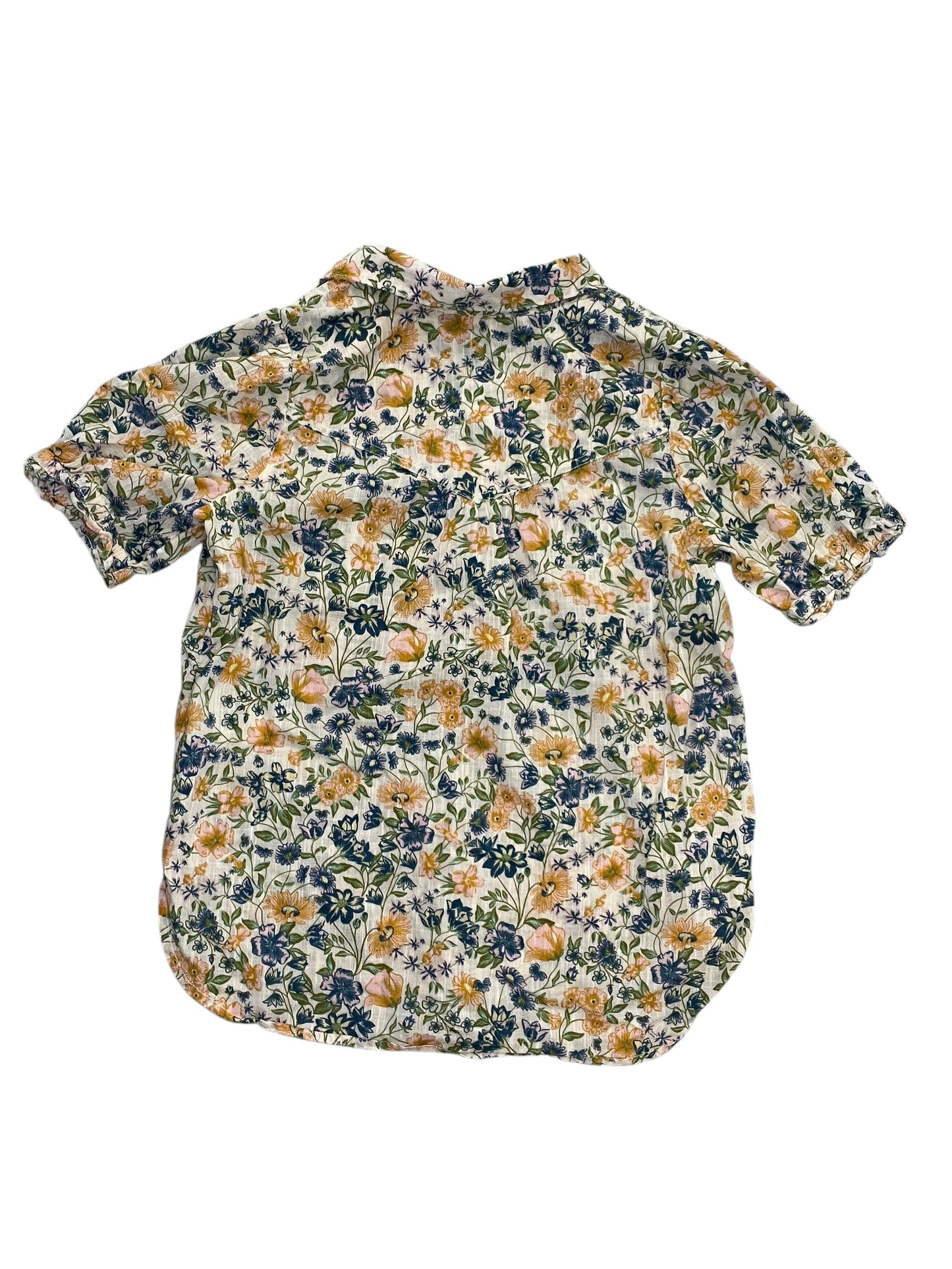 Top Ss By Pilcro In Floral Print, Size:Xs