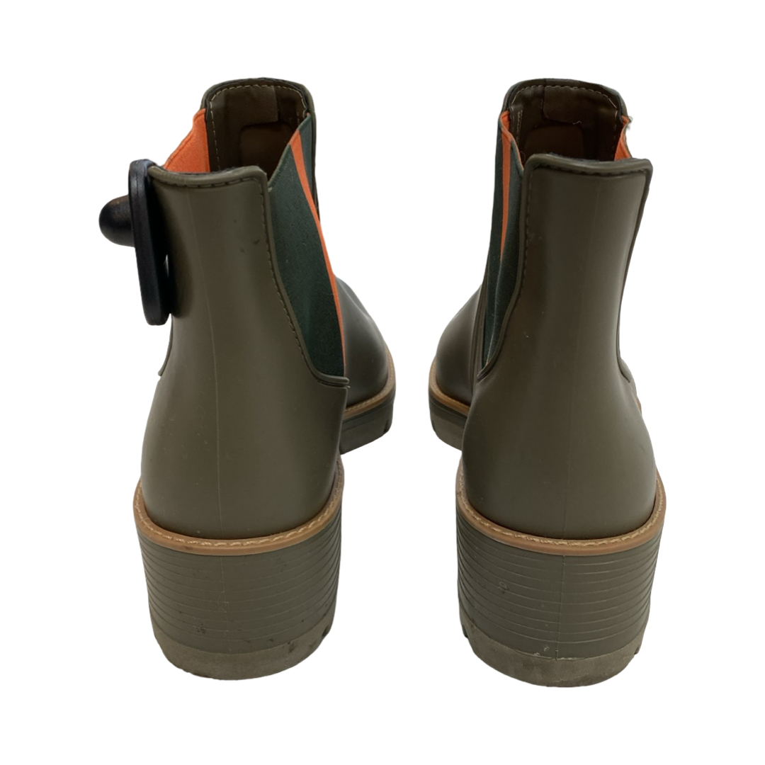 Boots Ankle Heels By Bernardo In Green, Size:8