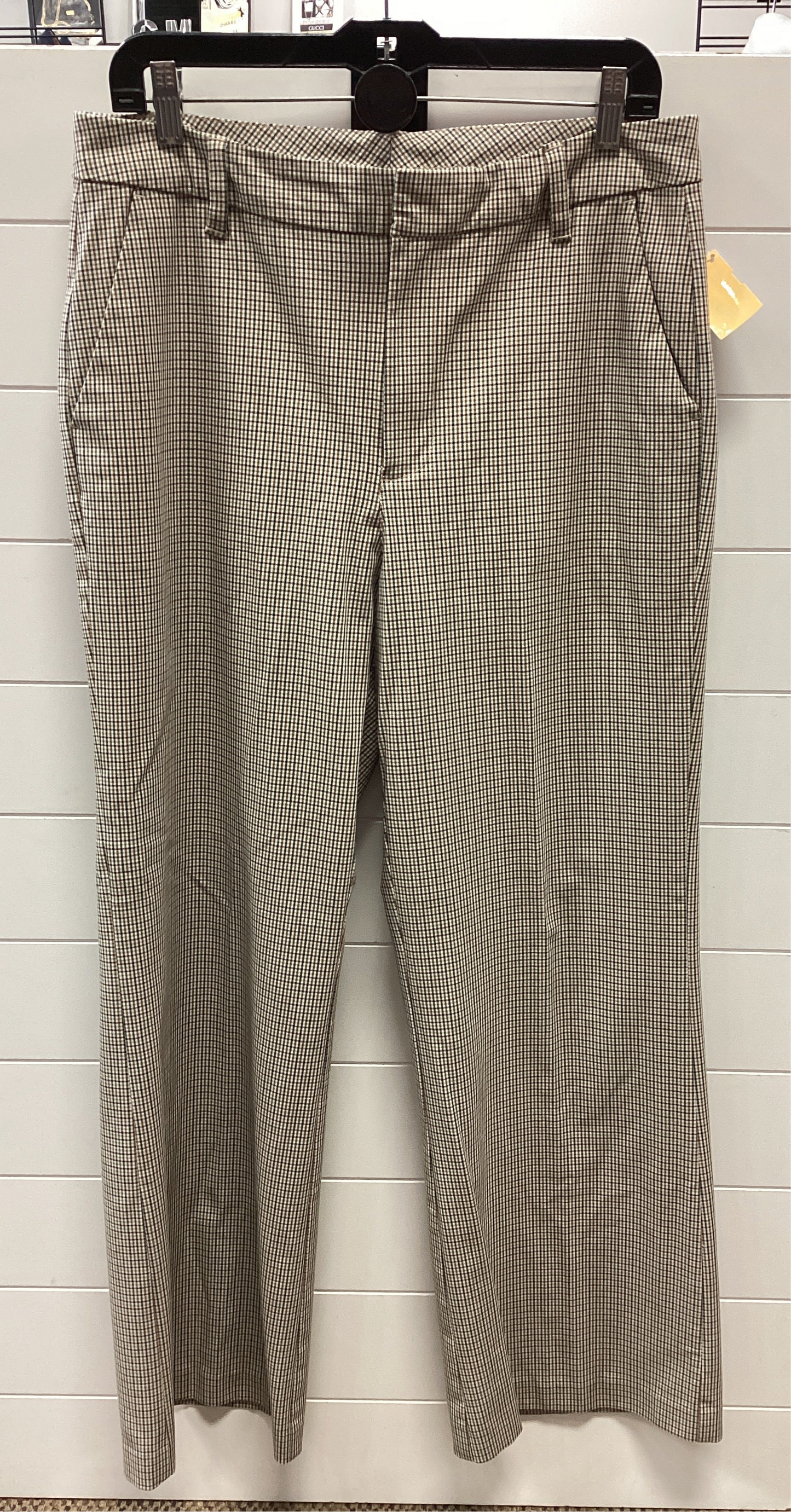 Pants Dress By Gap In Plaid Pattern, Size:12