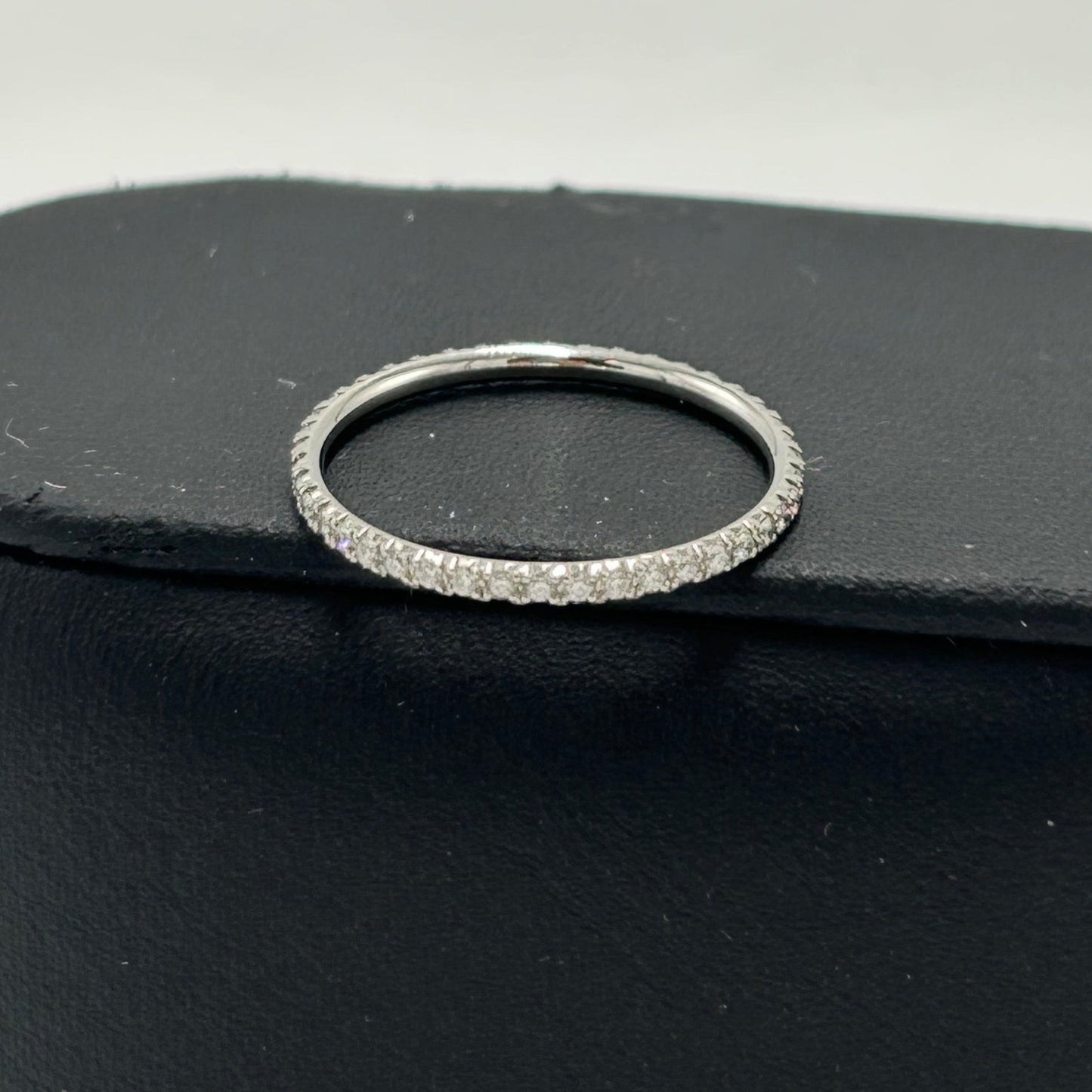 Tiffany & Company Metro Eternity Luxury Ring in Platinum, Size: 6.5