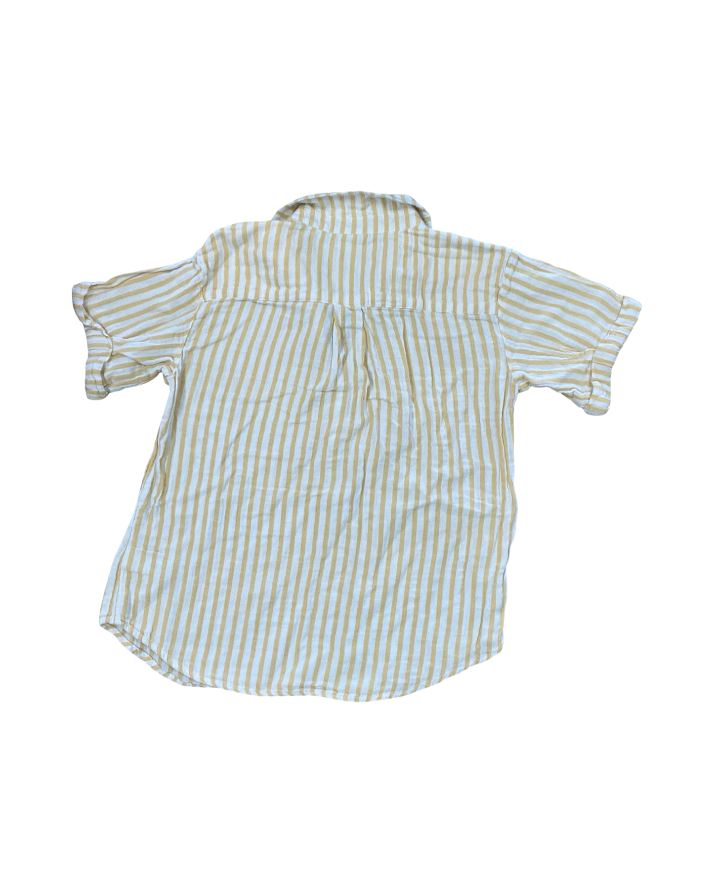 Top Ss By Ana In White & Yellow, Size:S