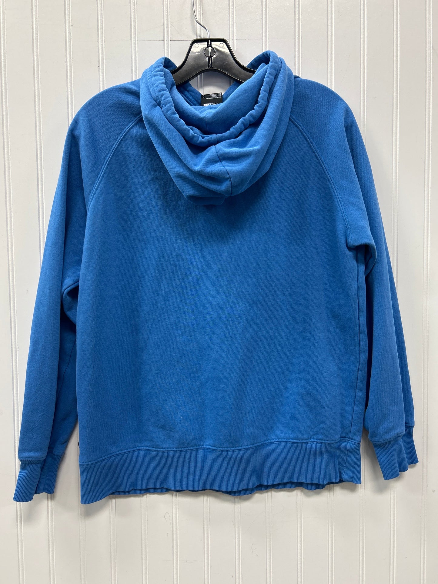 Athletic Sweatshirt Hoodie By The North Face In Blue, Size:M
