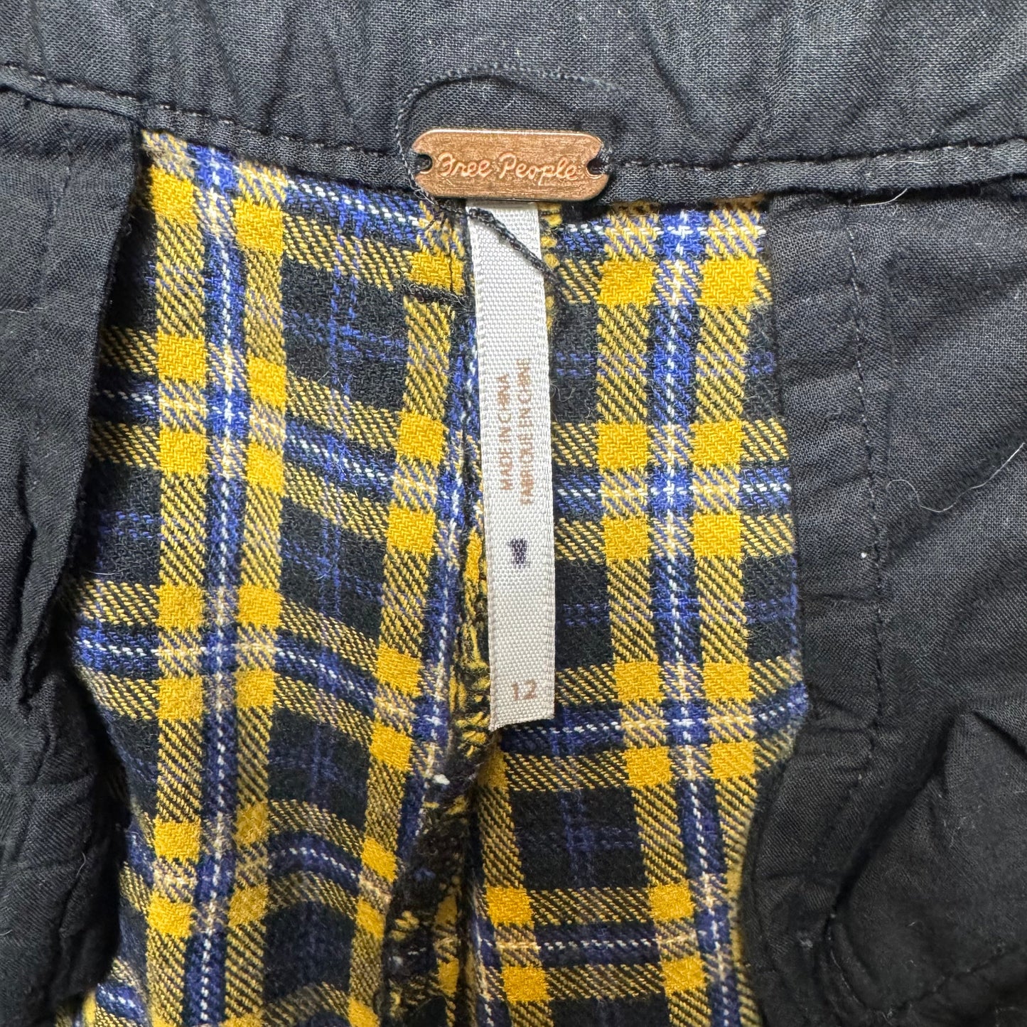 Pants Dress By Free People In Plaid Pattern, Size: 12