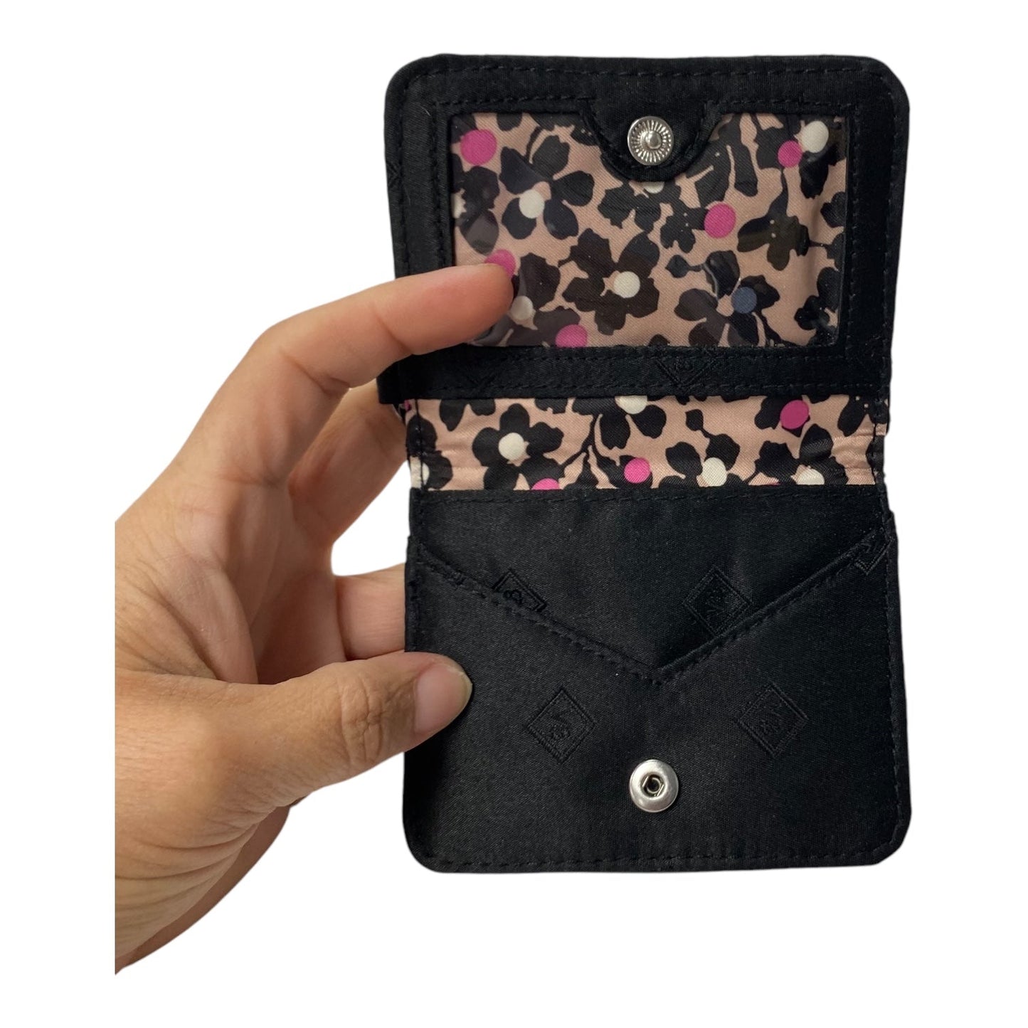 Id/Card Holder By Vera Bradley In Black