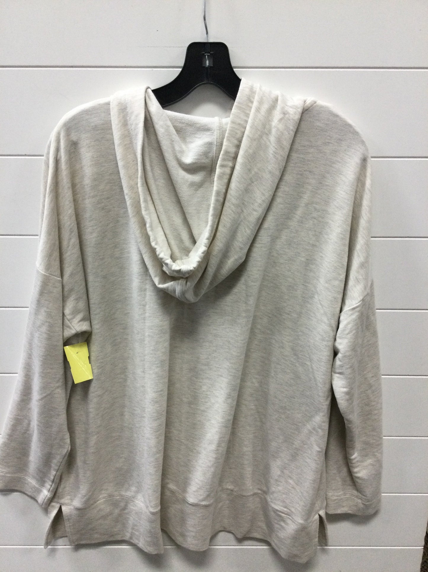 Sweatshirt Hoodie By J. Jill In Cream, Size:Lp