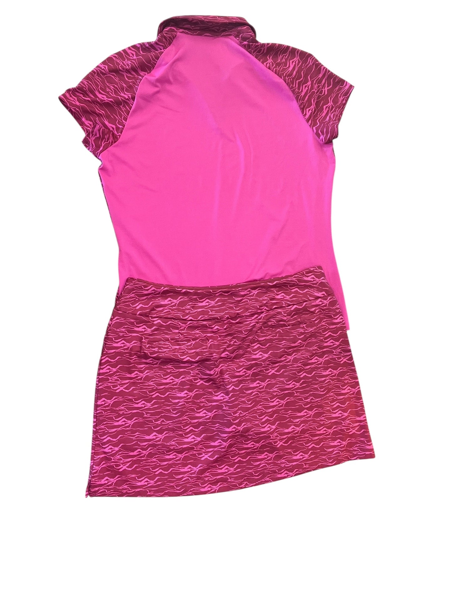 Athletic Shorts 2Pc By Adidas In Pink, Size:L