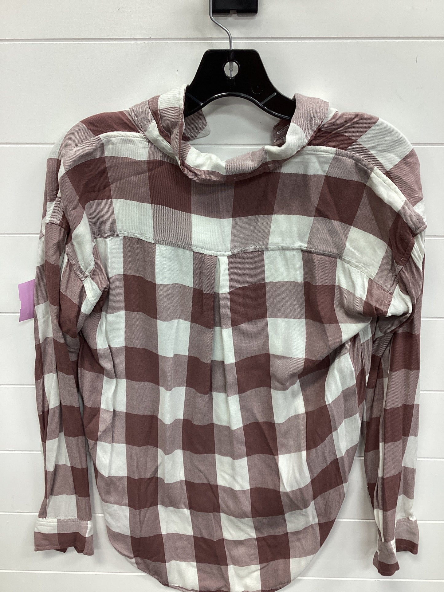 Top Ls By Sincerely Jules In Maroon, Size:S