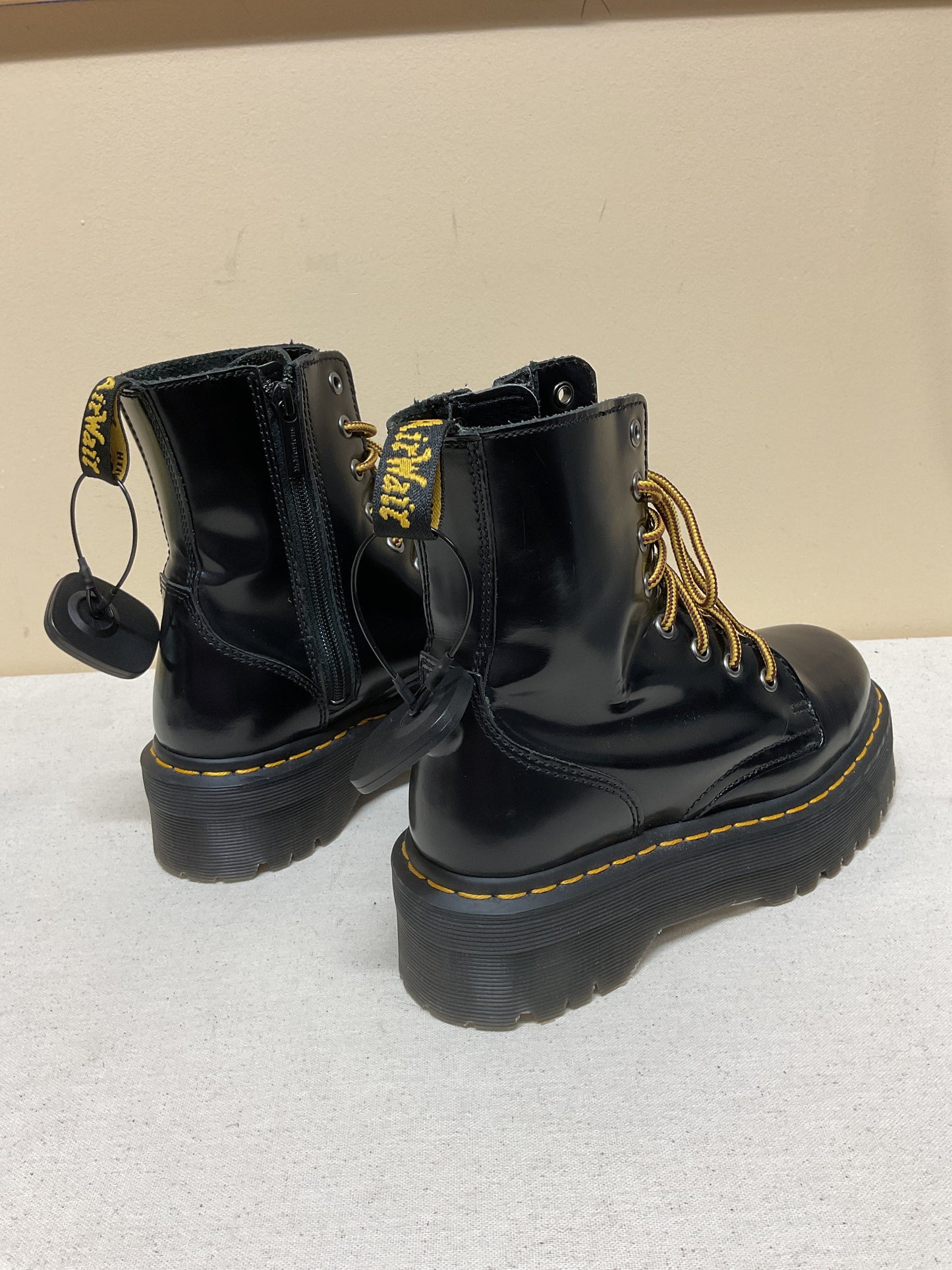Boots Combat By Dr Martens In Black, Size:6