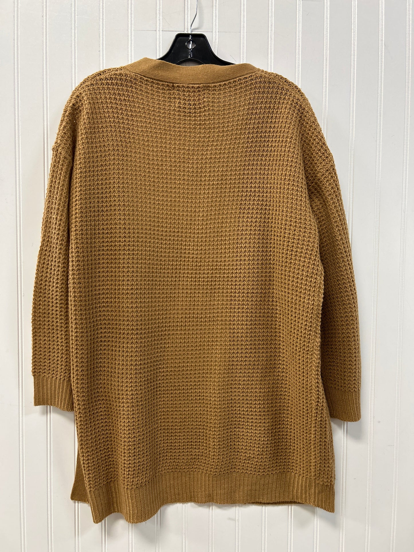 Sweater Cardigan By Ambiance Apparel In Brown, Size:M