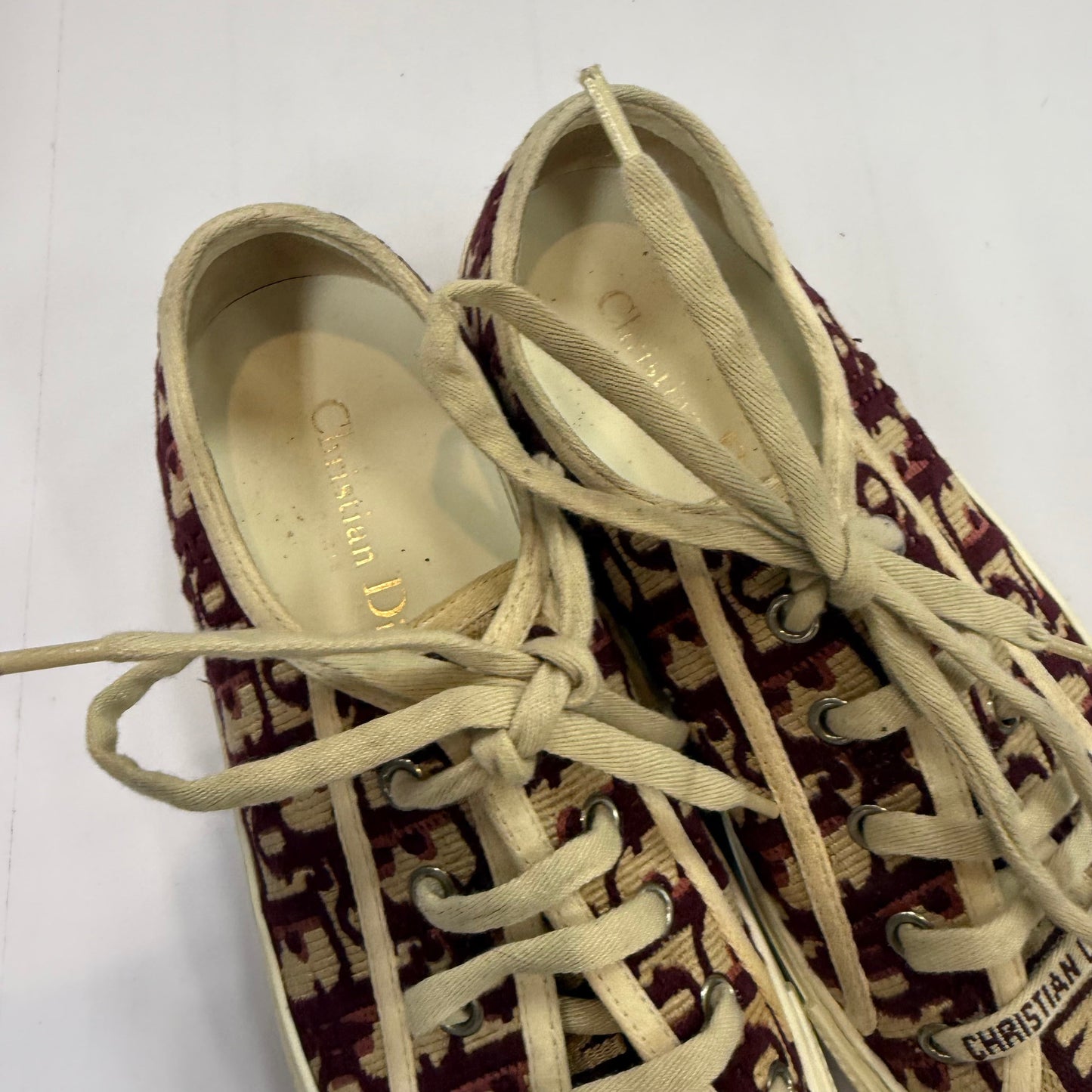 Shoes Luxury Designer By Dior In Red, Size: 9