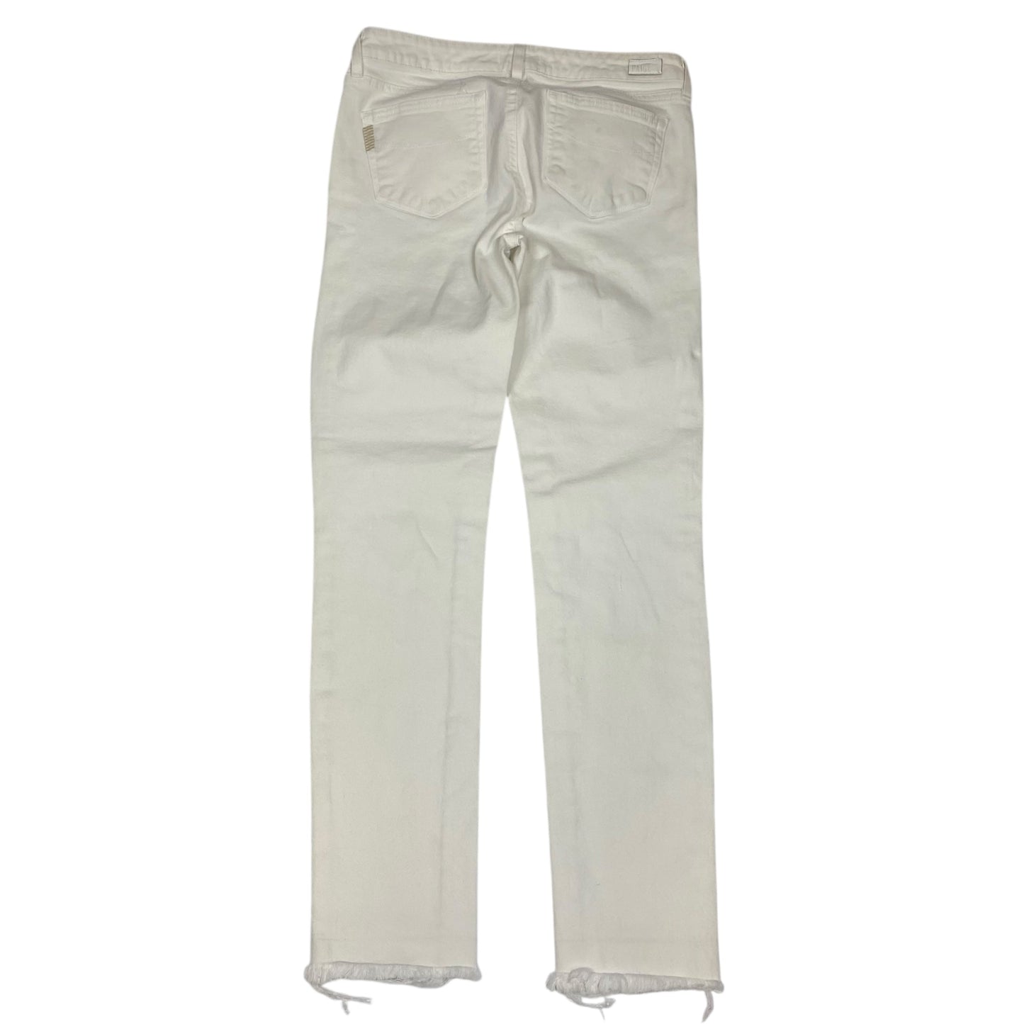 Jeans Designer By Paige In White Denim, Size:6