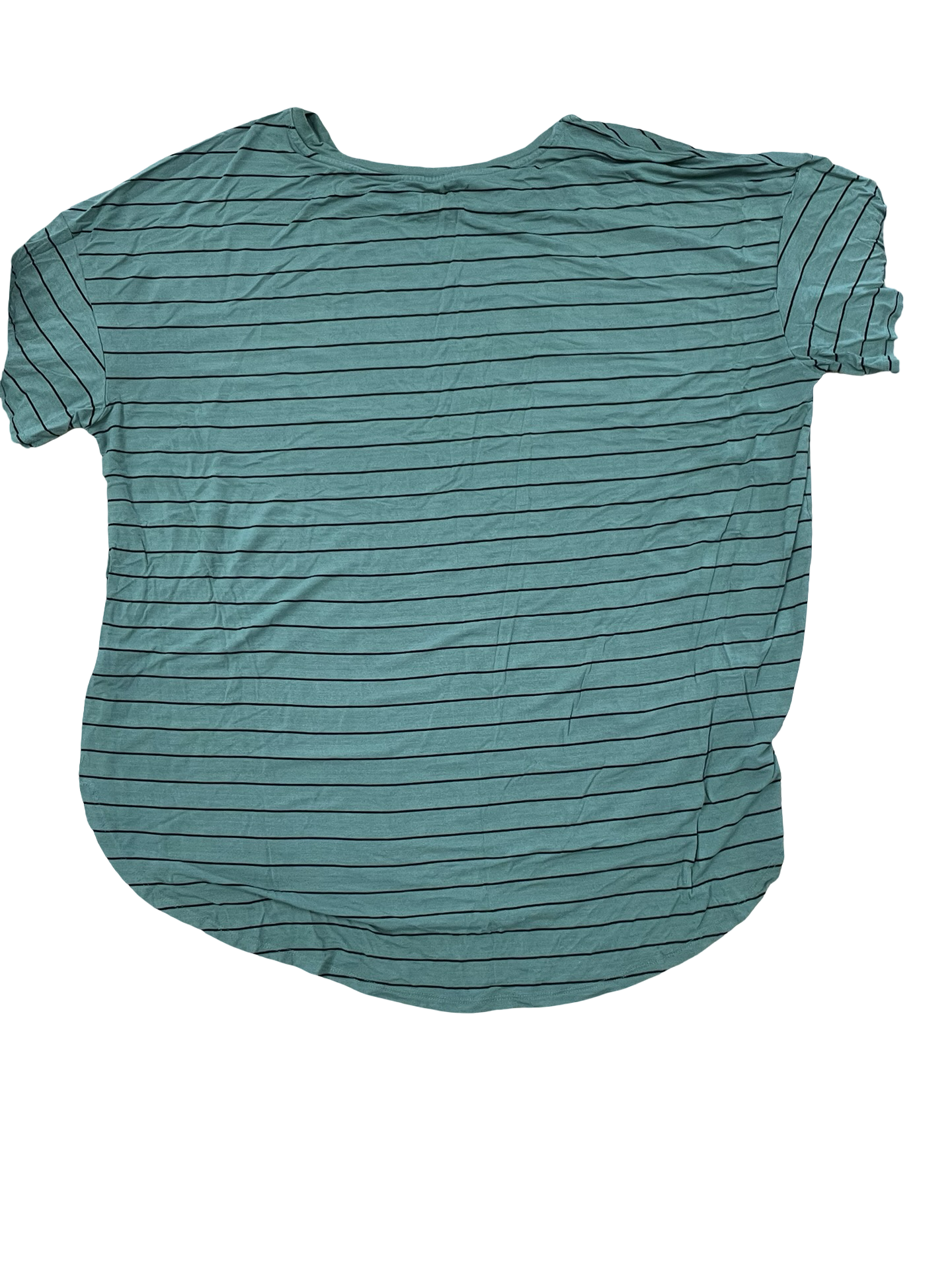 Top Ss By Time And Tru In Green, Size:2X