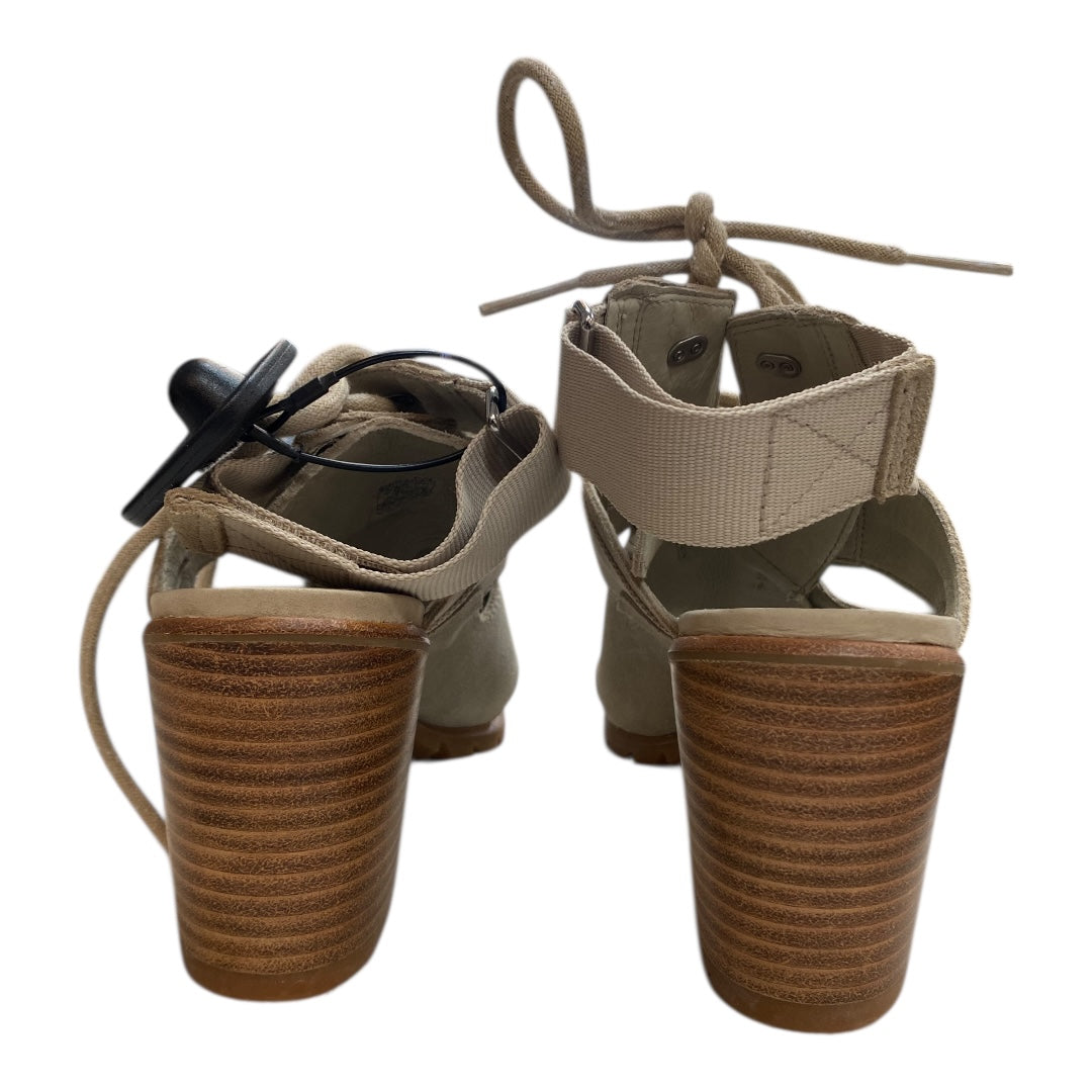 Sandals Designer By Sorel In Beige, Size:10