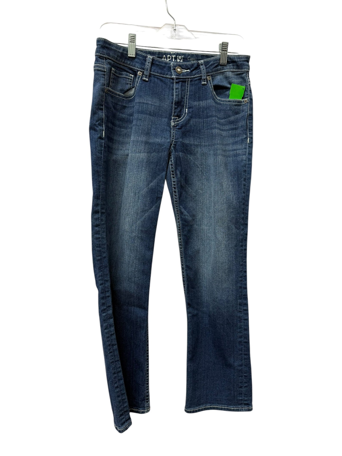 Capris By Apt 9 In Blue Denim, Size:4