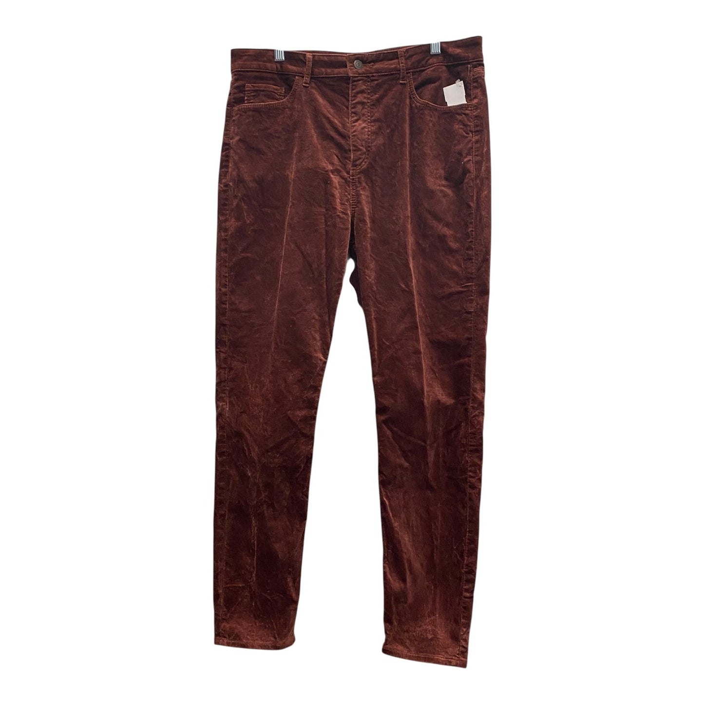Jeans Straight By Loft In Brown, Size:12