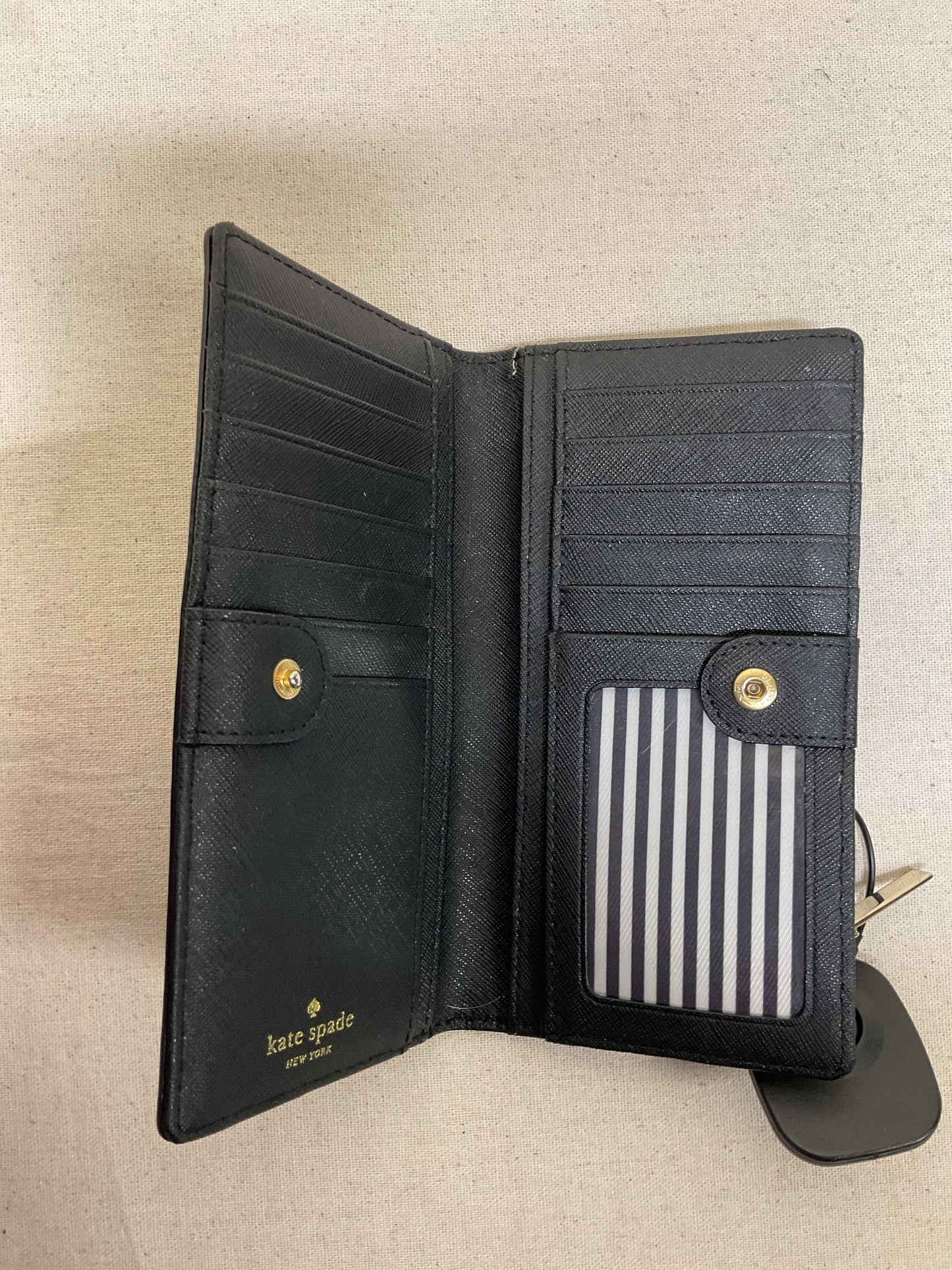 Wallet Designer By Kate Spade In Black, Size:Medium