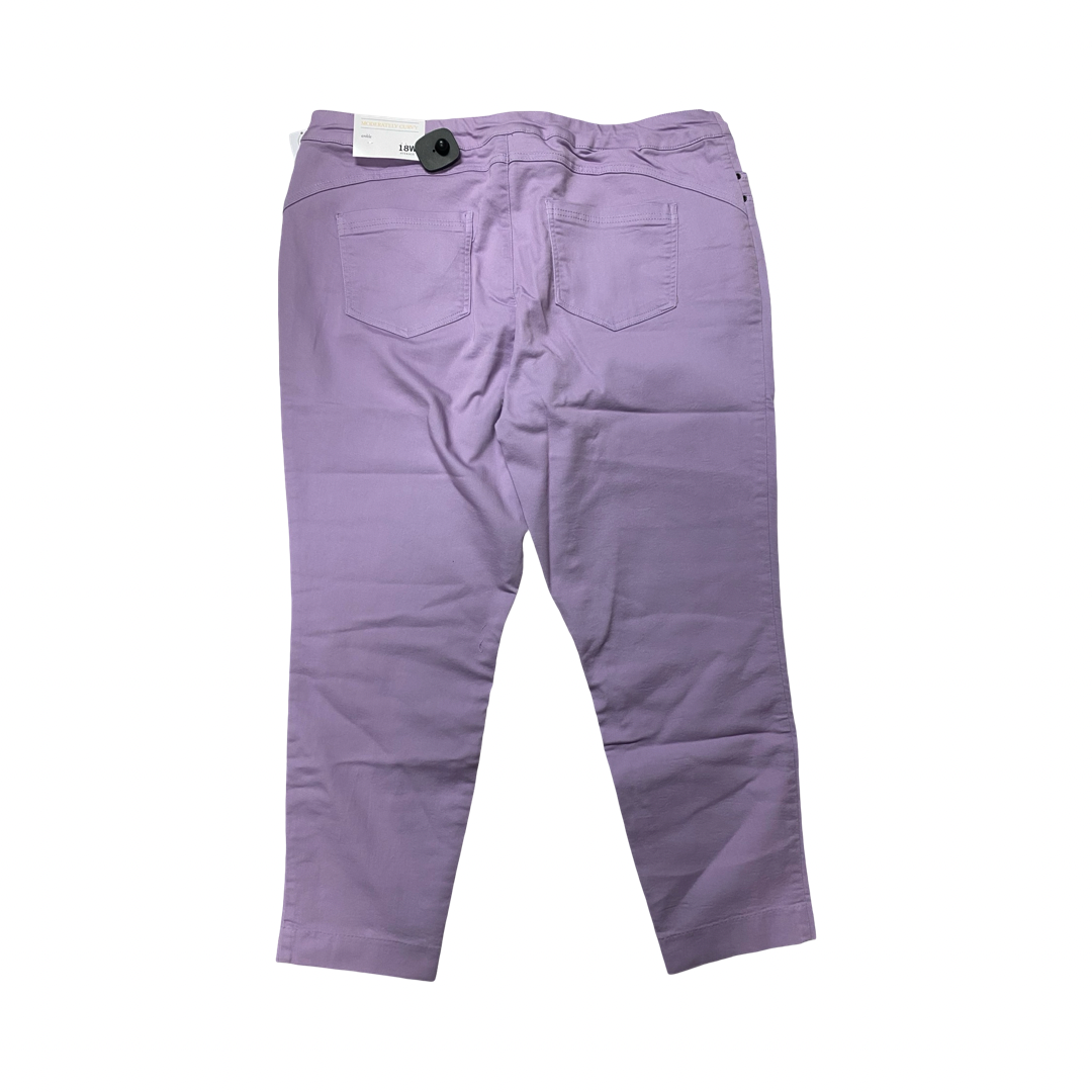 Pants Other By Christopher And Banks In Purple, Size:18