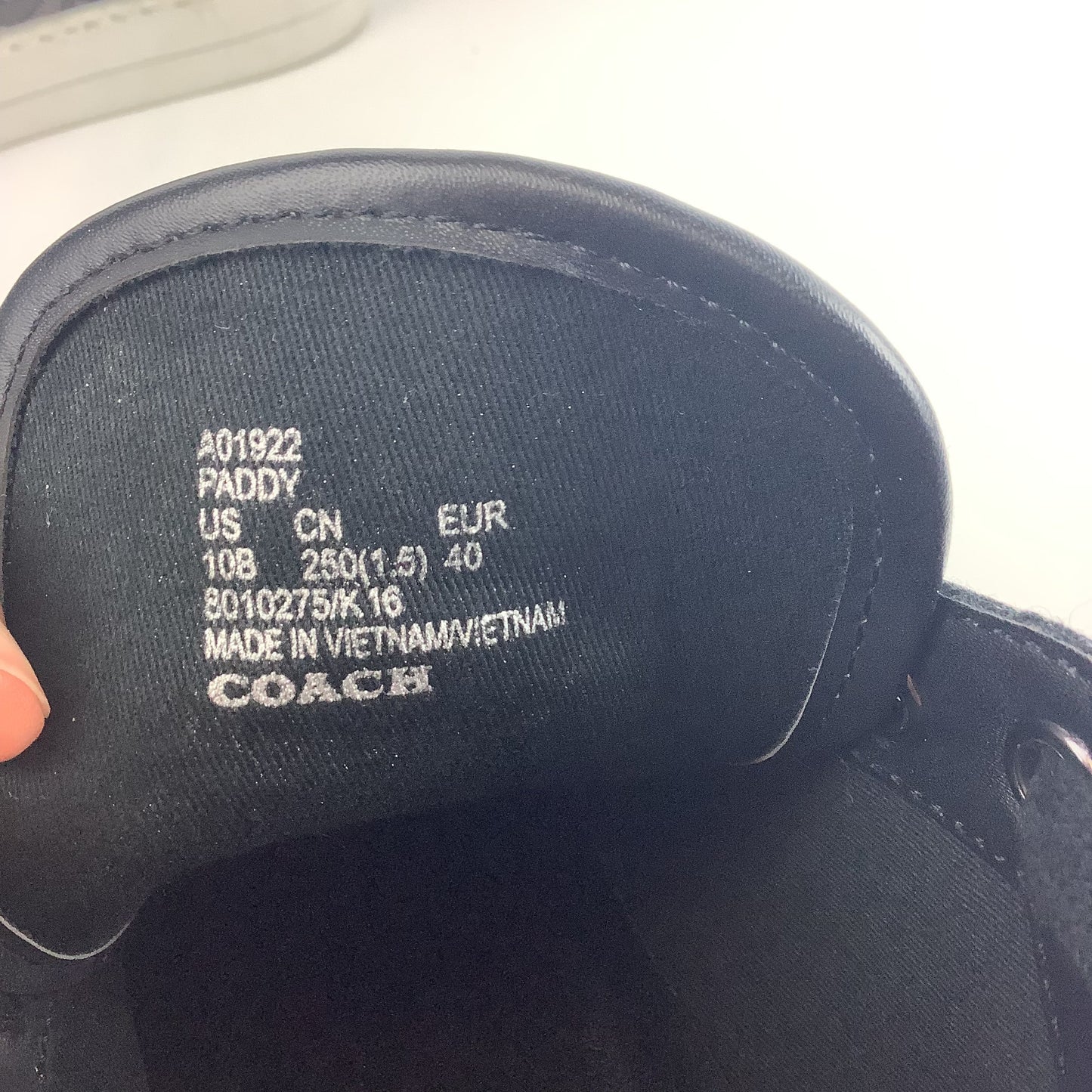 Shoes Sneakers Designer By Coach In Black, Size: 10