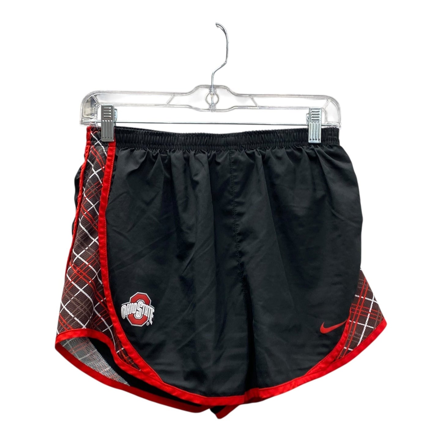 Athletic Shorts By Nike In Black & Red, Size:8