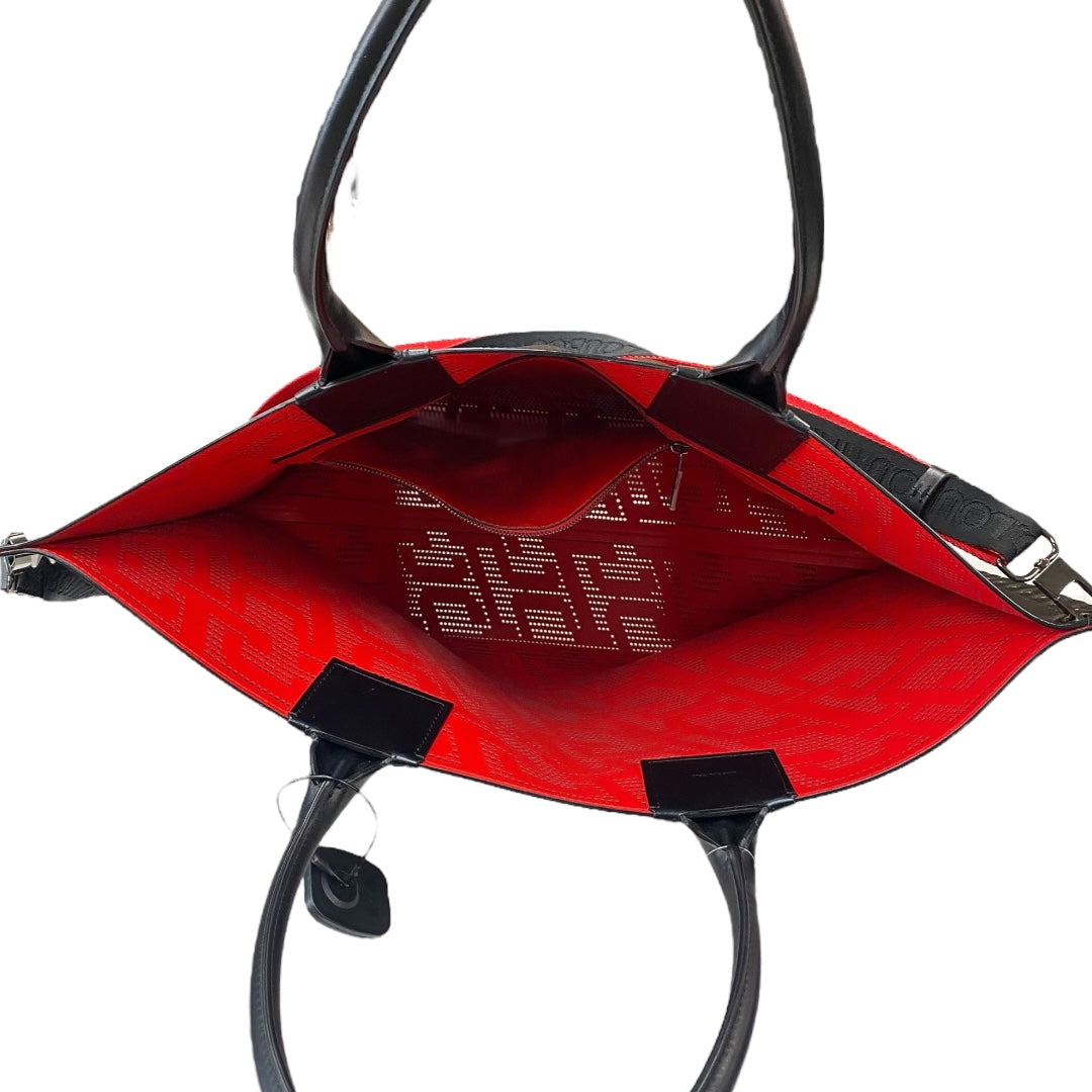 Handbag Luxury Designer By Christian Louboutin In Black, Size:Large