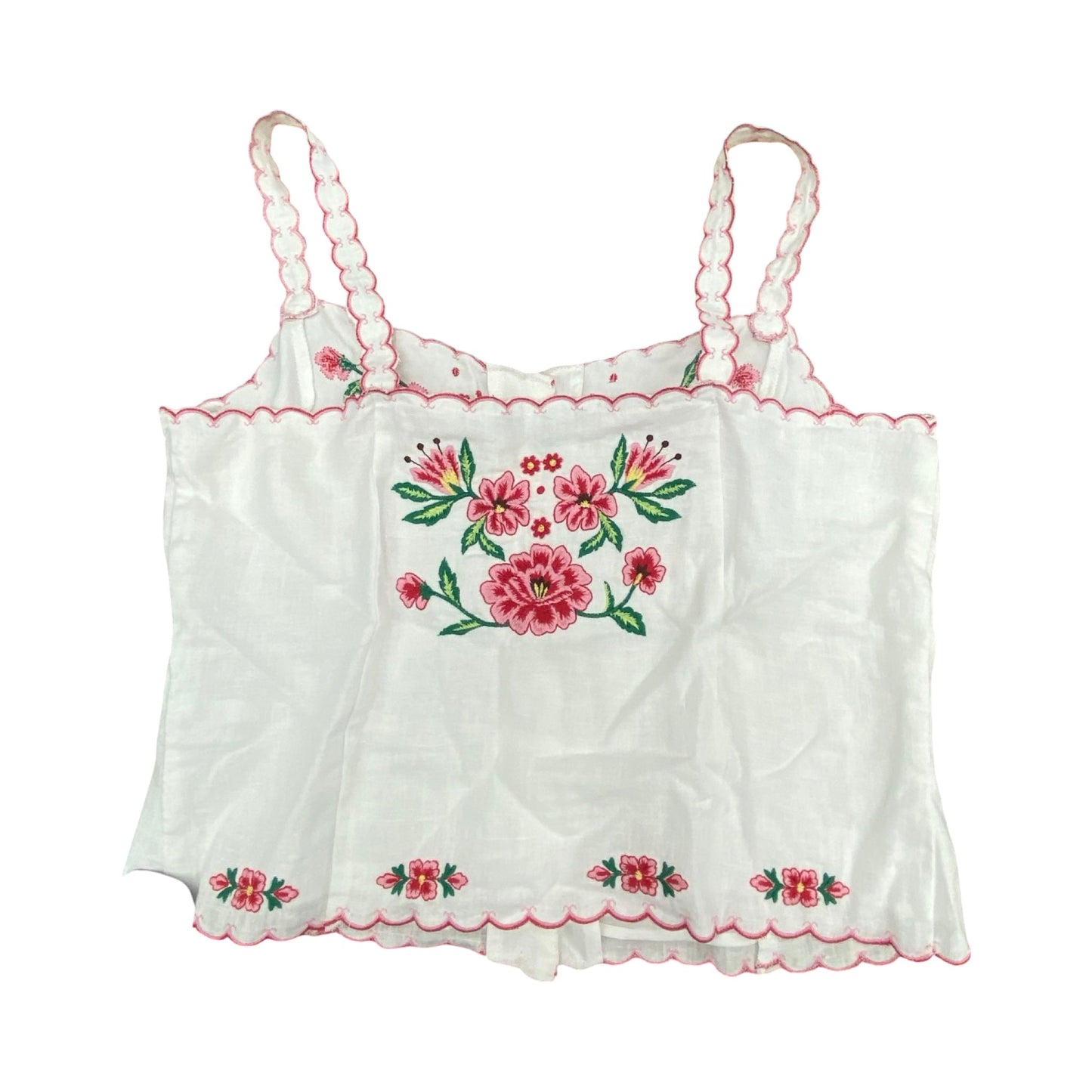 Top Sleeveless By J. Crew In Floral Print, Size:8