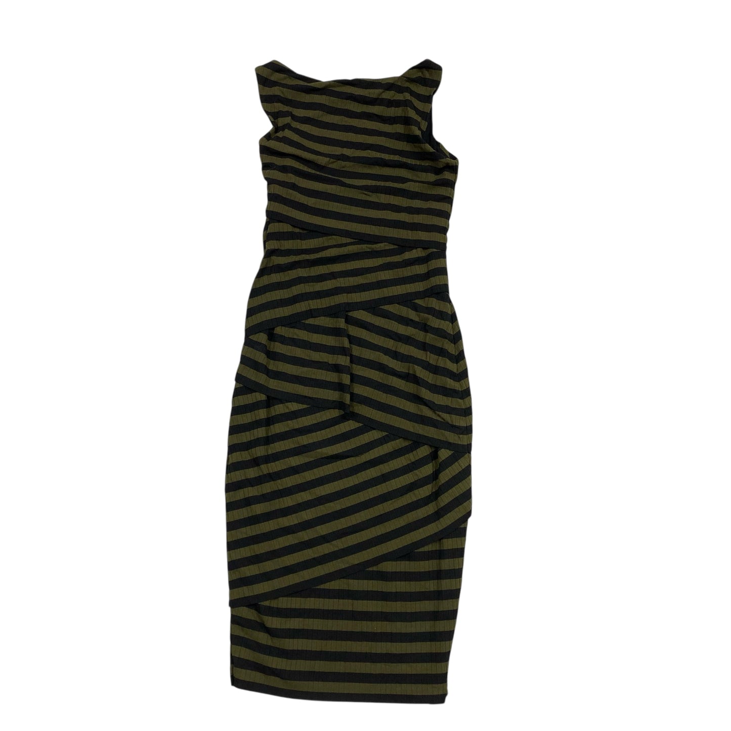 Dress Casual Midi By Bailey 44 In Black & Green, Size:Xs