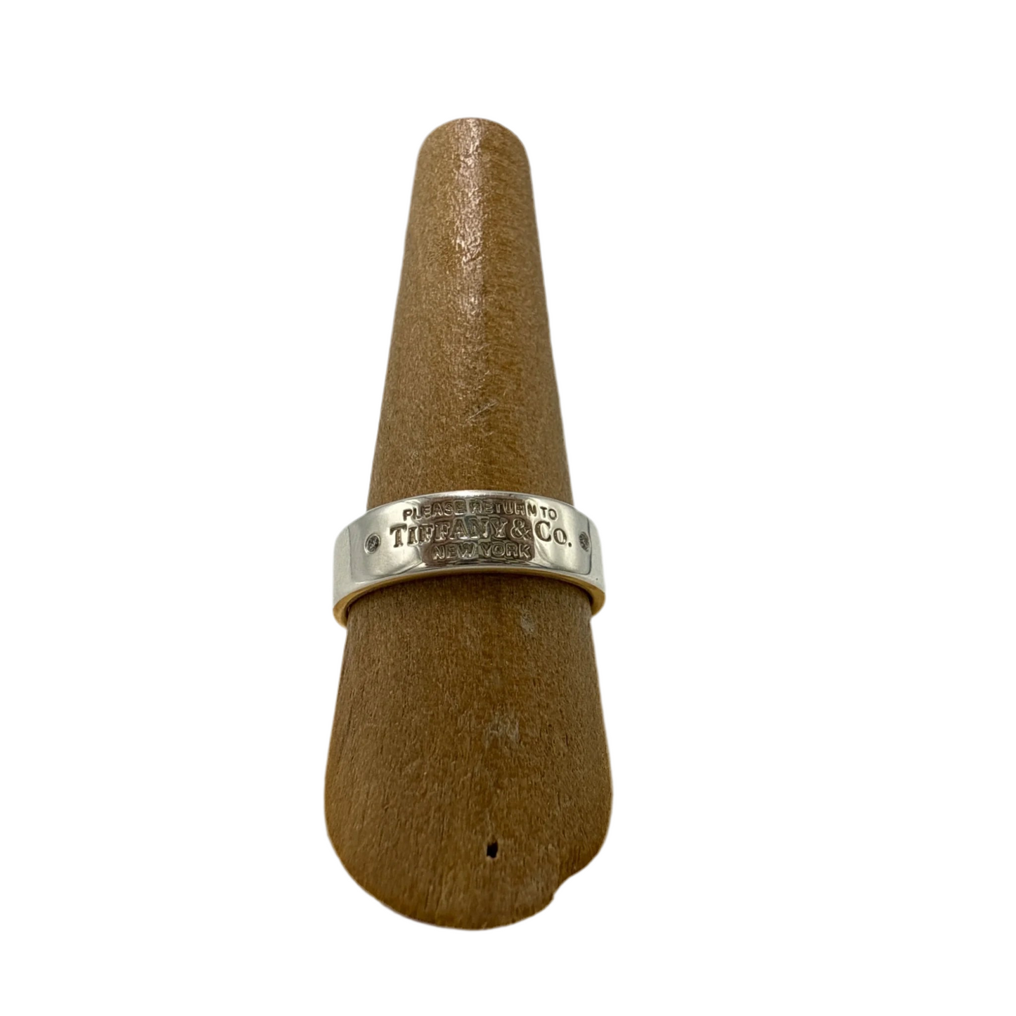 Tiffany & Company 925 Return To Tiffany Diamond Luxury Ring, Size: 8.5