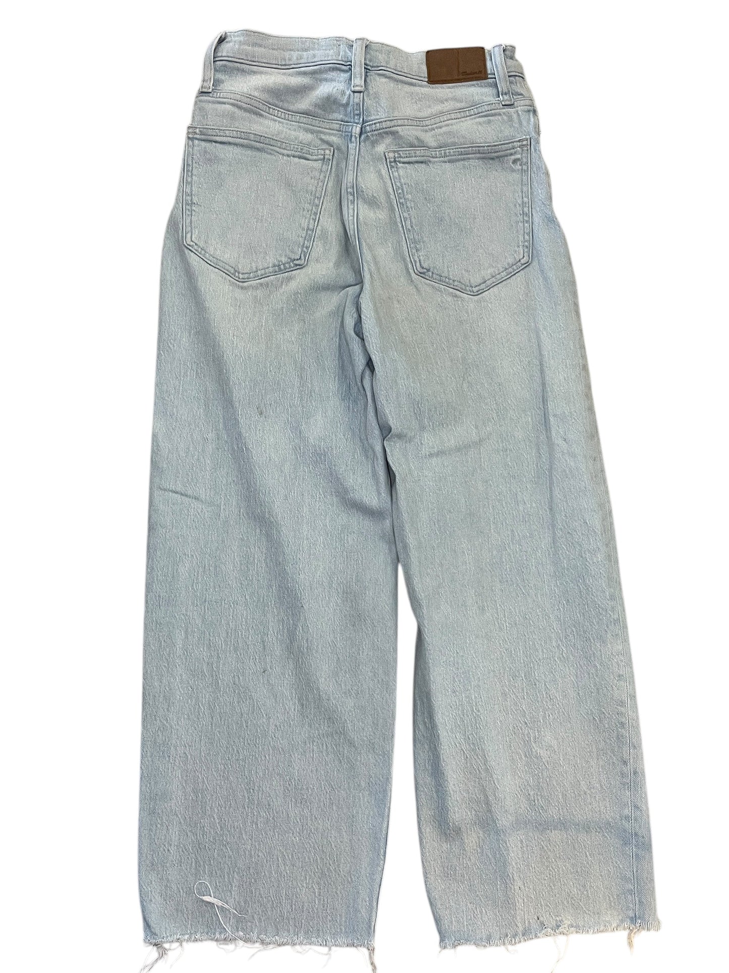 Jeans Wide Leg By Madewell In Blue Denim, Size:2