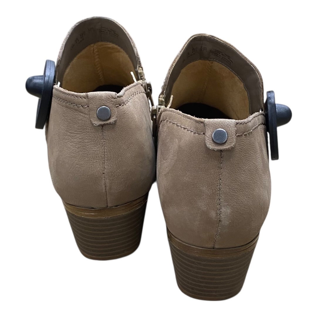 Boots Ankle Heels By Naturalizer In Brown, Size:10.5