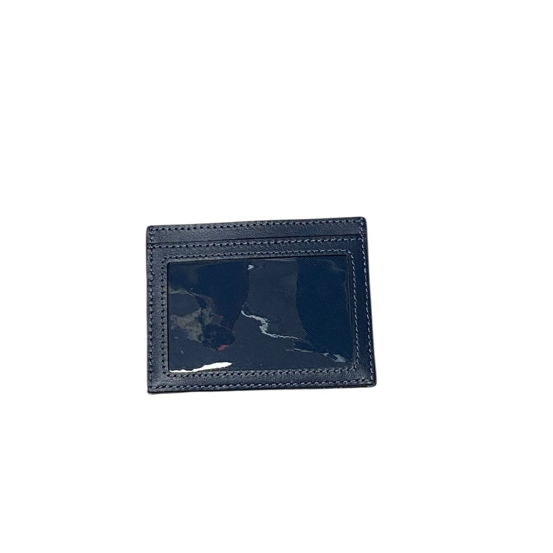 Wallet Designer By Coach In Blue Denim, Size:Small