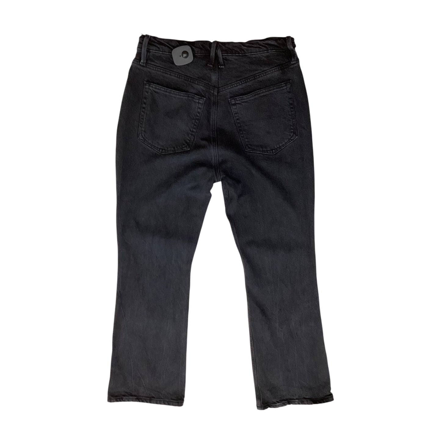 Jeans Flared By Good American In Black Denim, Size:6