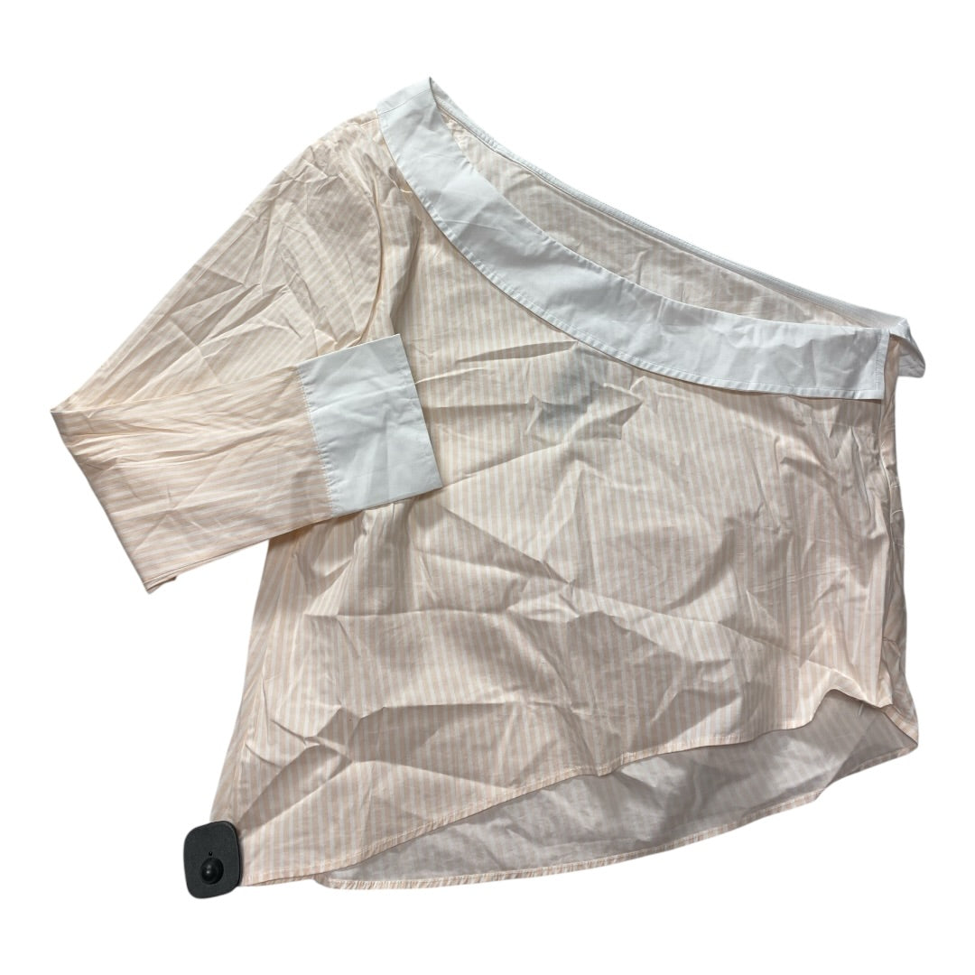 Top Ls By Express In Pink & White, Size:Xl