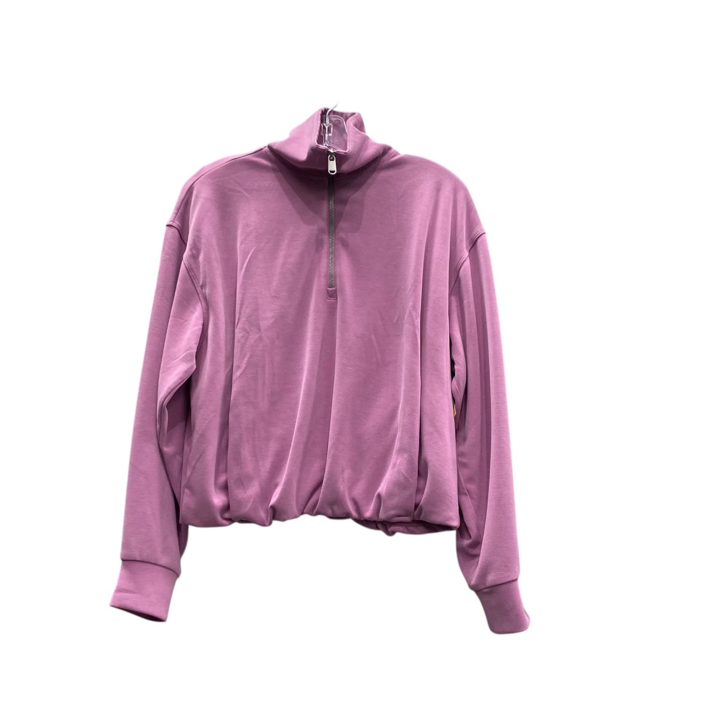 Athletic Top Ls Collar By Athleta In Purple, Size:S