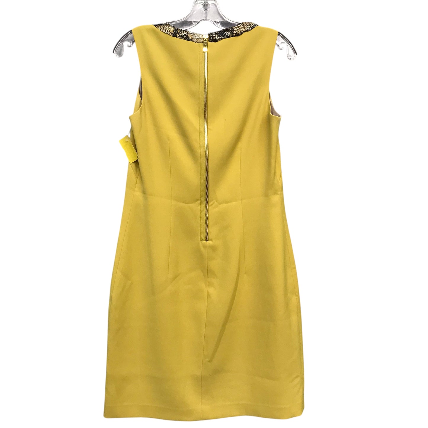 Dress Work By T Tahari In Yellow, Size:M