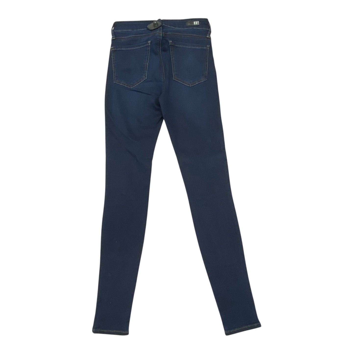 Jeans Skinny By Kut In Blue Denim, Size:2