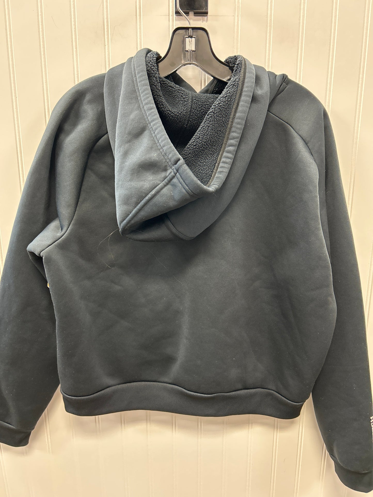 Athletic Sweatshirt Hoodie By Under Armour In Black, Size:L