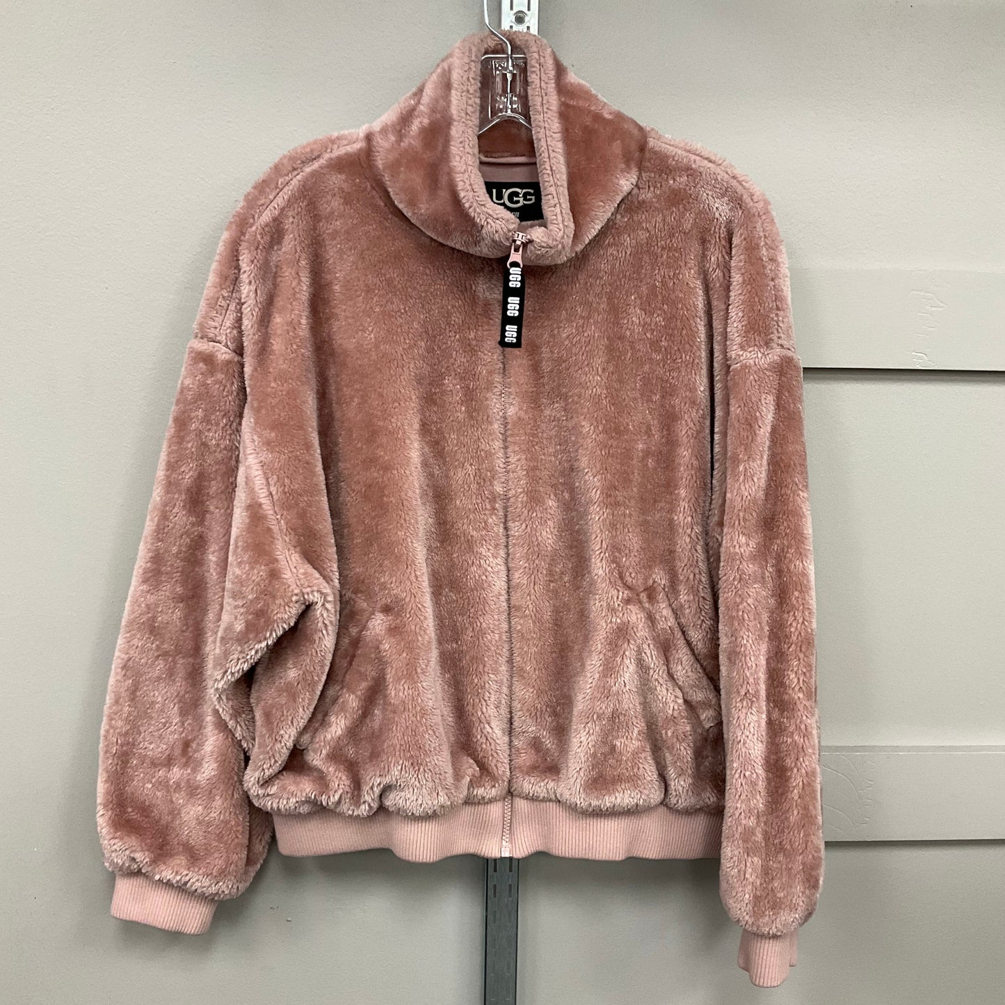 Jacket Designer By Ugg In Pink, Size:M