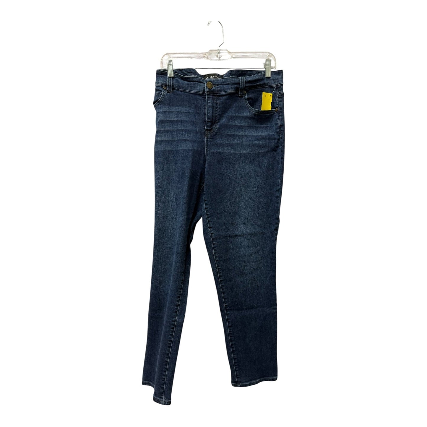 Jeans Boyfriend By Liverpool In Blue, Size:16