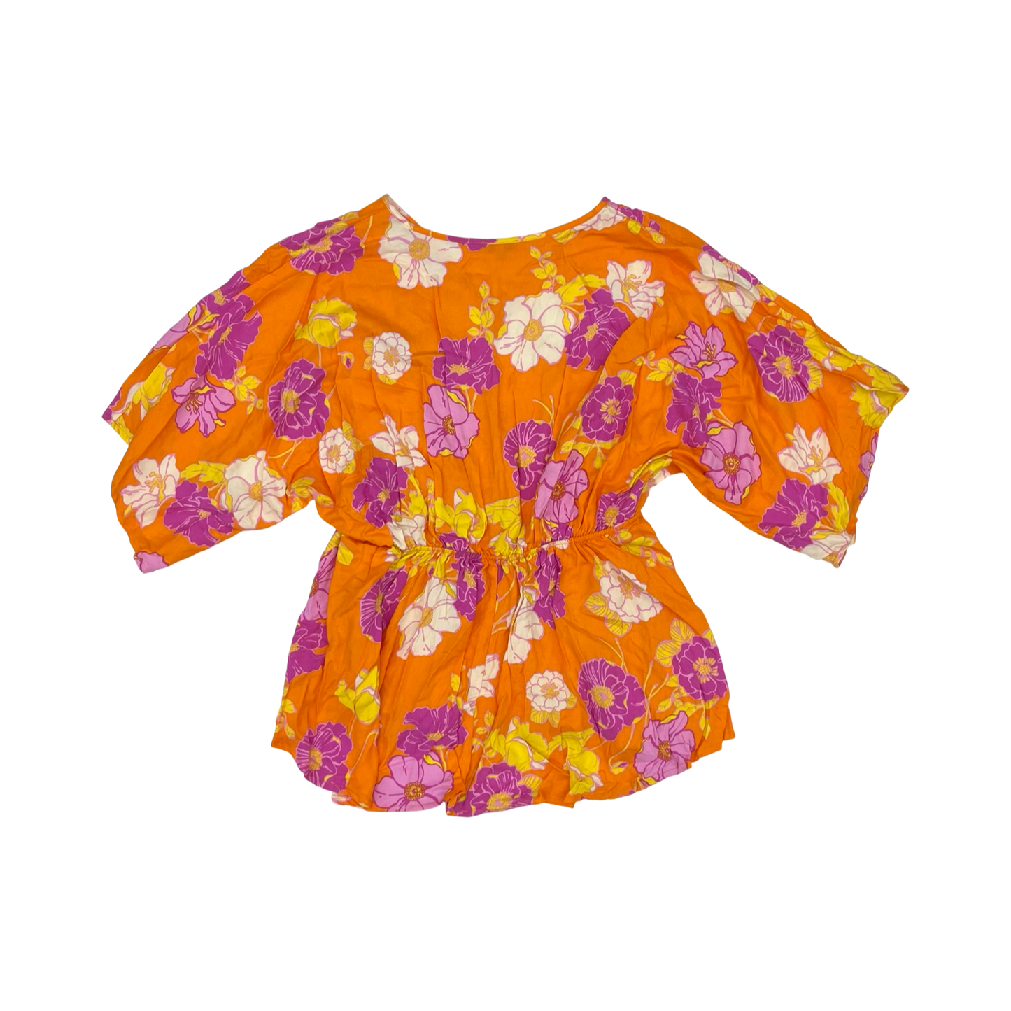 Top Ss By White Birch In Orange & Purple, Size:1X