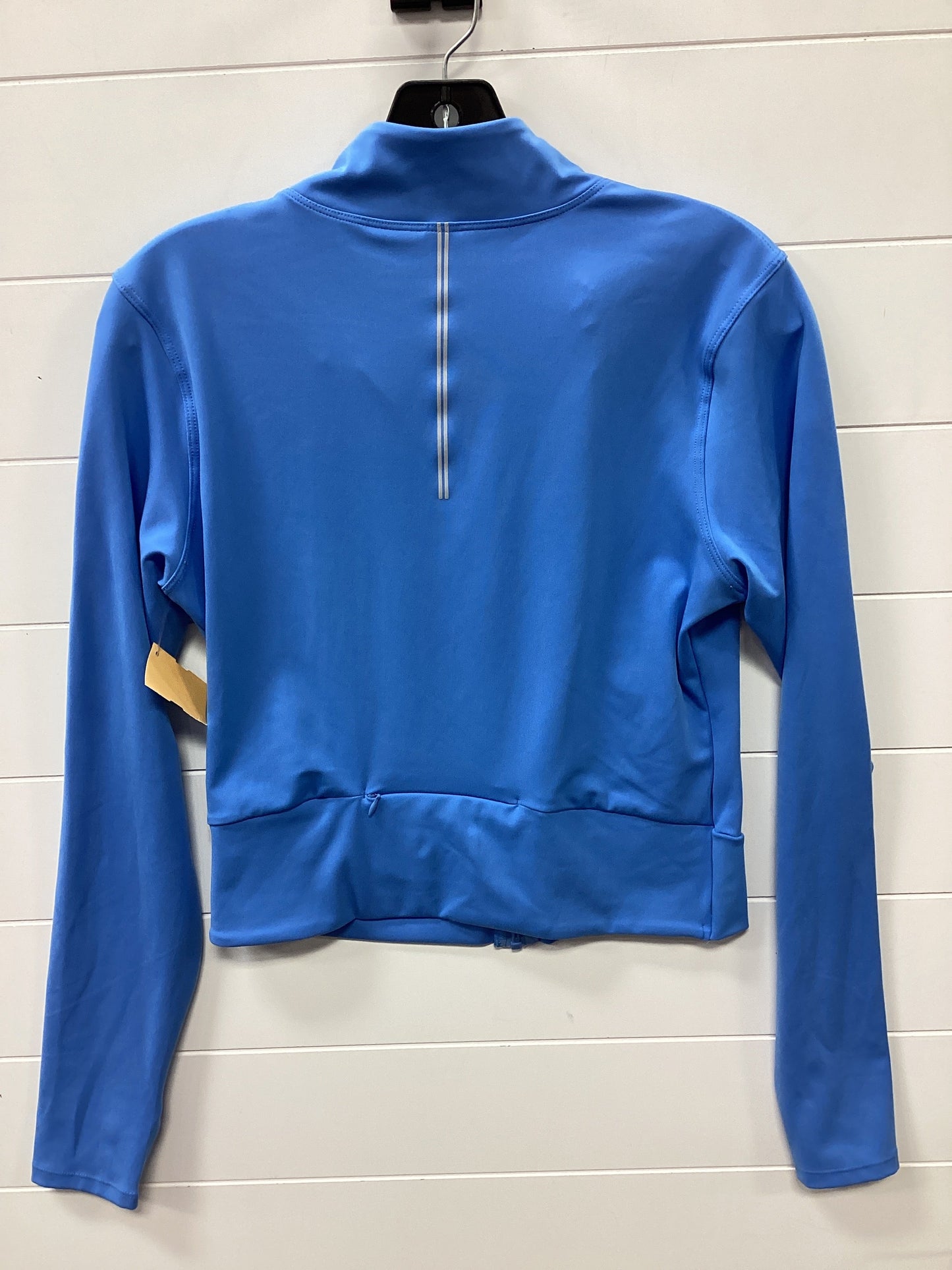 Athletic Jacket By Yogalicious In Blue, Size:M