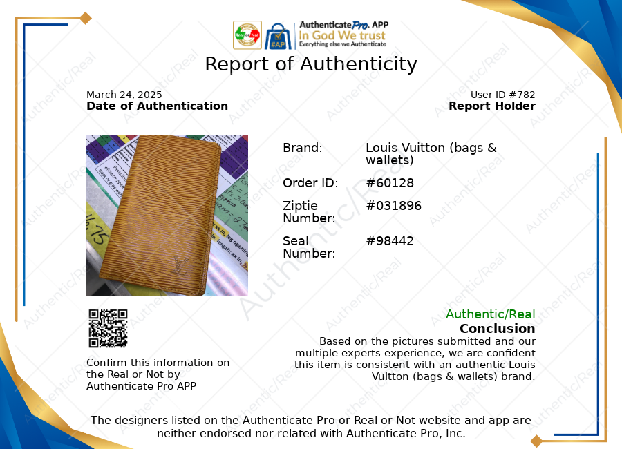 Wallet Luxury Designer By Louis Vuitton, Size: Medium As-is