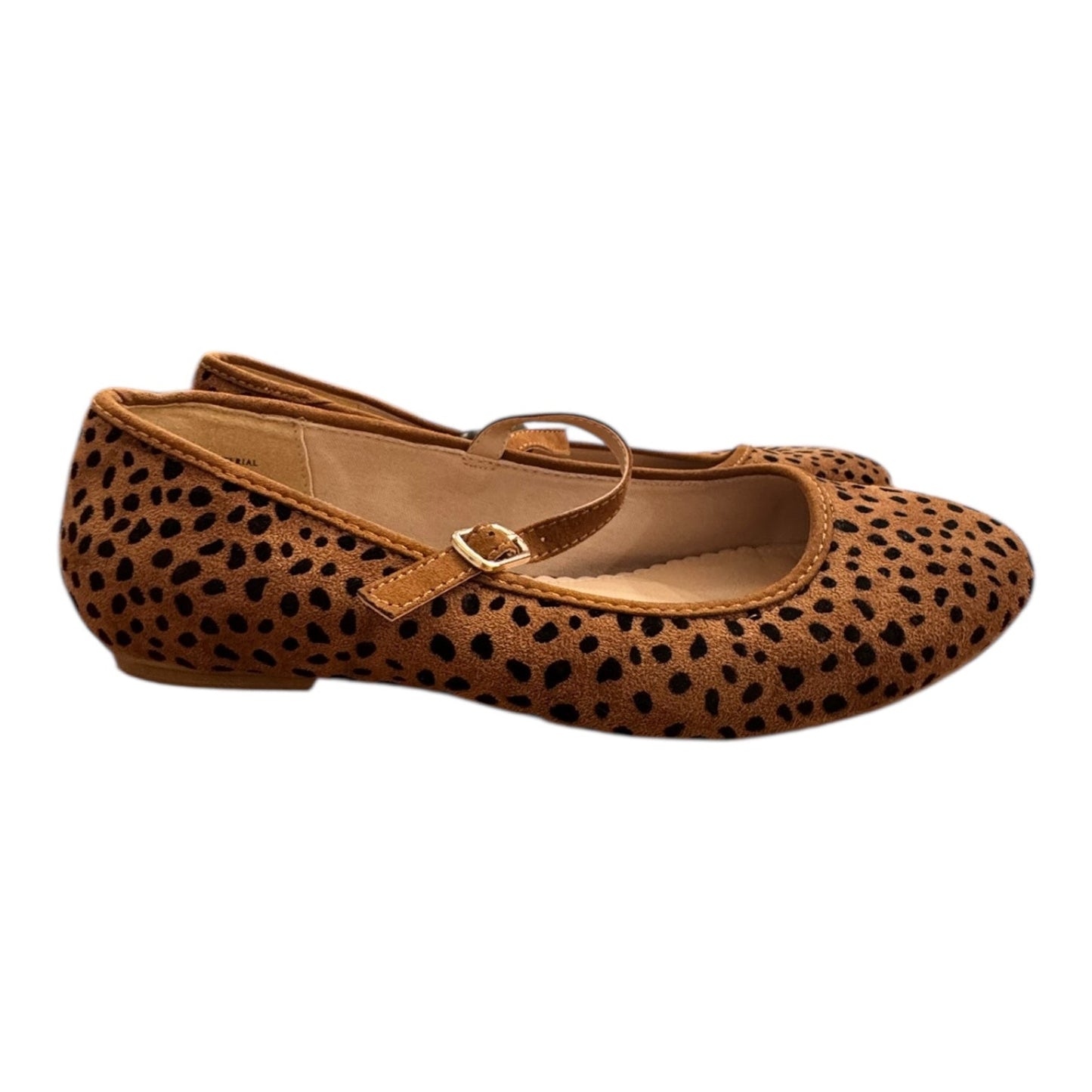 Shoes Flats By Isaac Mizrahi In Animal Print, Size:8.5