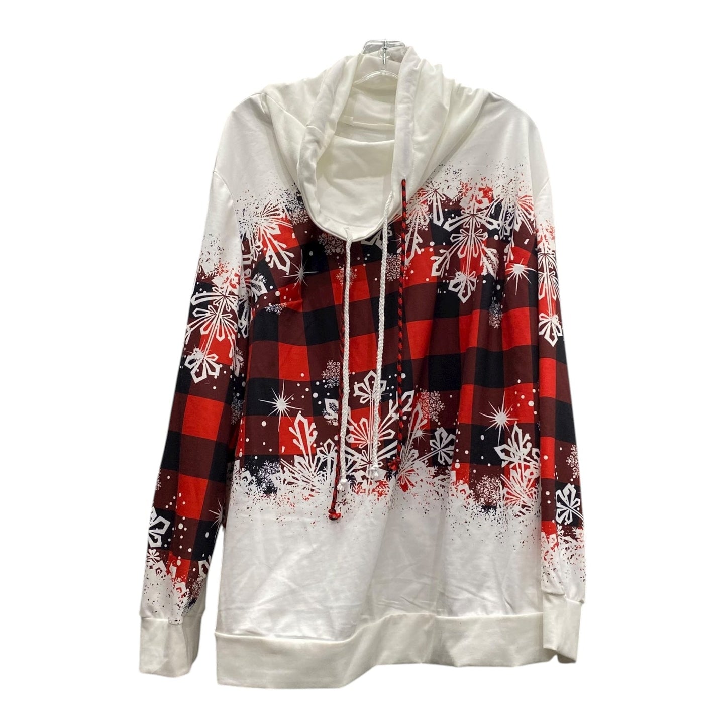 TOP LS in WHITE, Size:2X