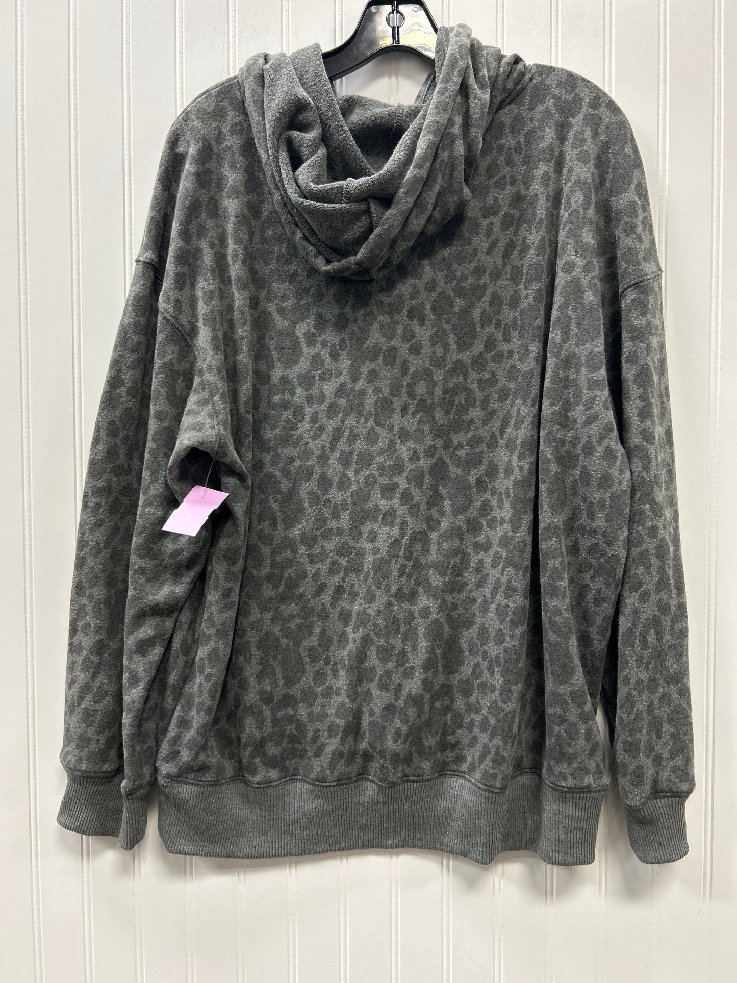 Sweatshirt Hoodie By Victorias Secret In Grey, Size:L