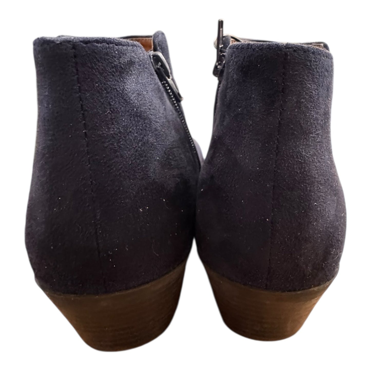 Boots Ankle Flats By Soda In Blue, Size:8