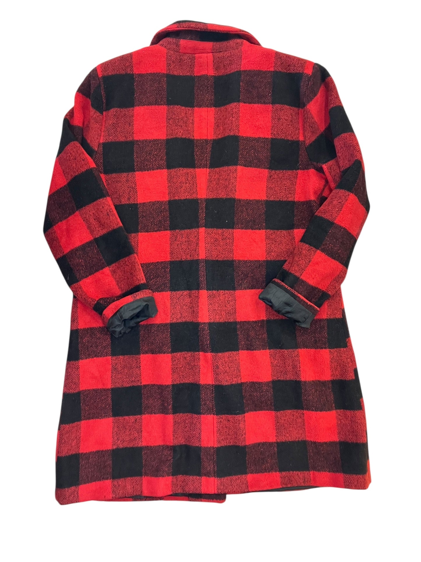 Coat Parka By Clothes Mentor In Black & Red, Size:Xl