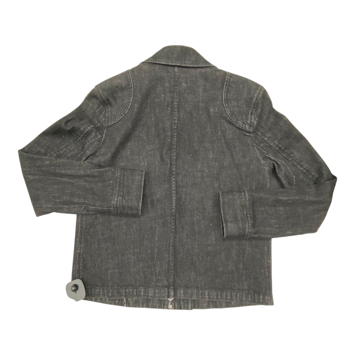Jacket Denim By Lauren By Ralph Lauren In Grey Denim, Size:S