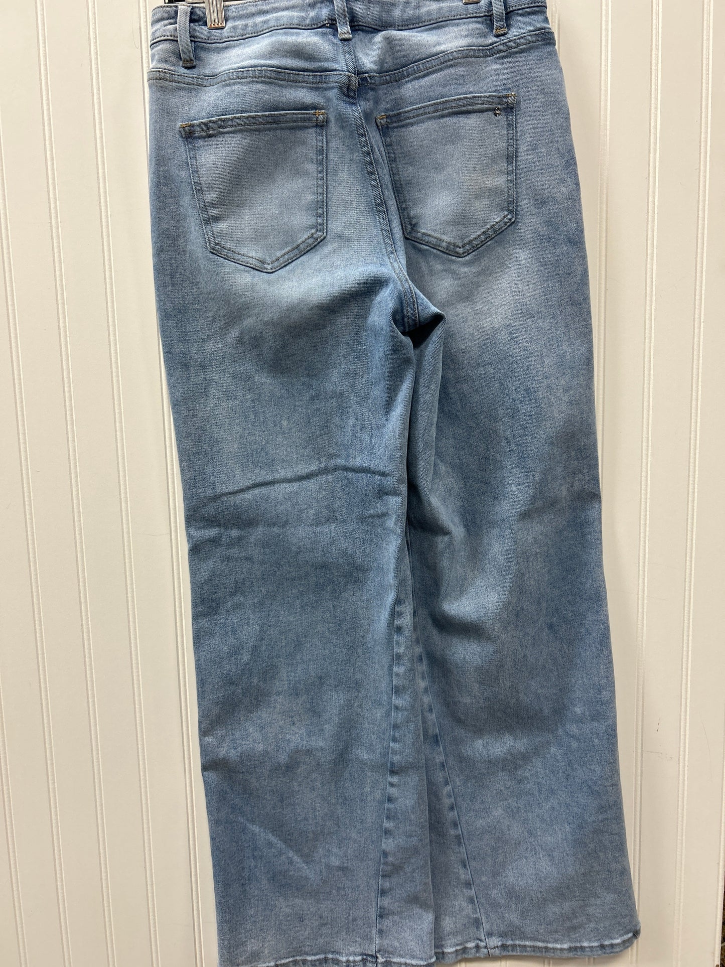 Jeans Wide Leg By Micas In Blue Denim, Size:6