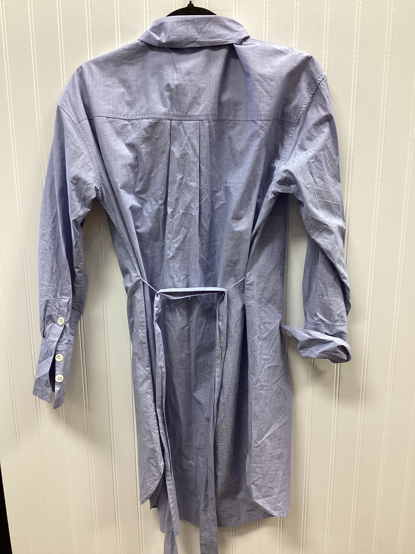 Dress Casual Midi By Banana Republic In Blue, Size:M