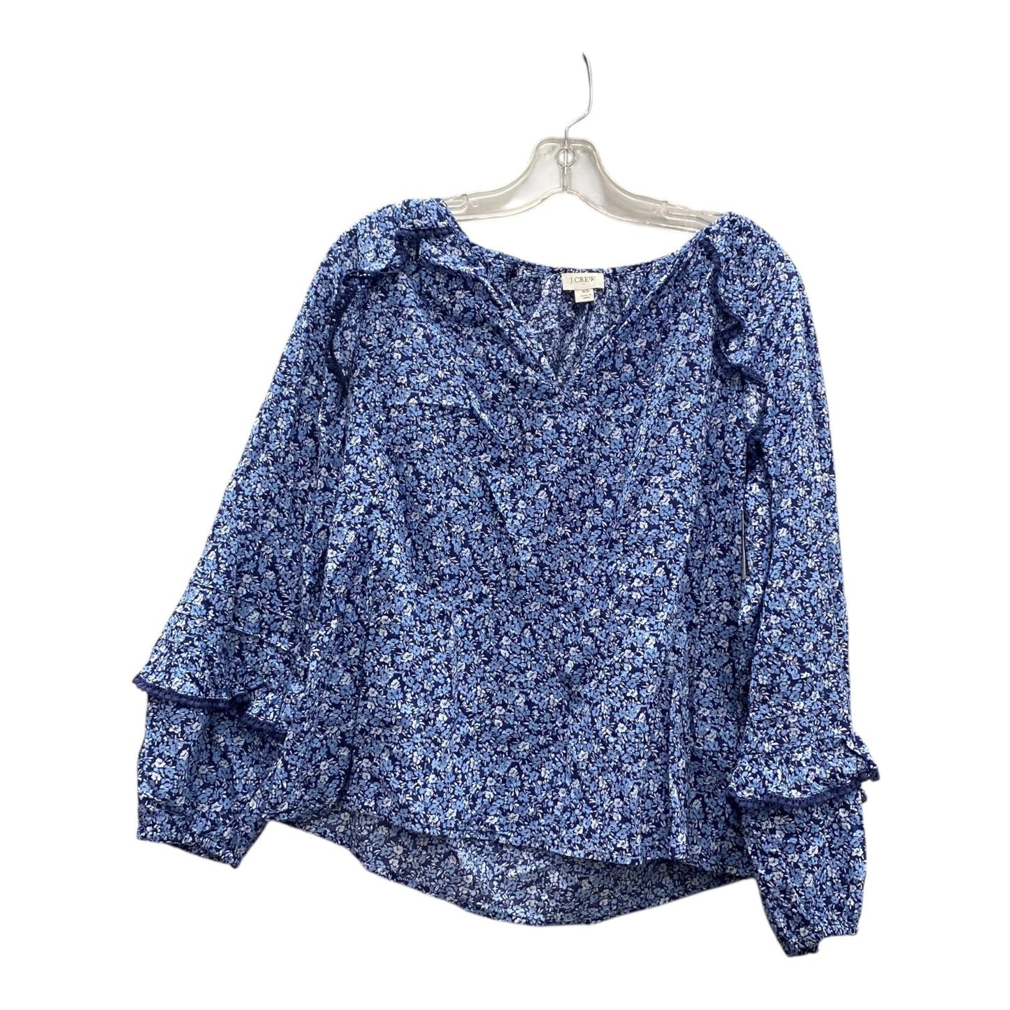 Top Ls By J. Crew In Blue, Size:Xs